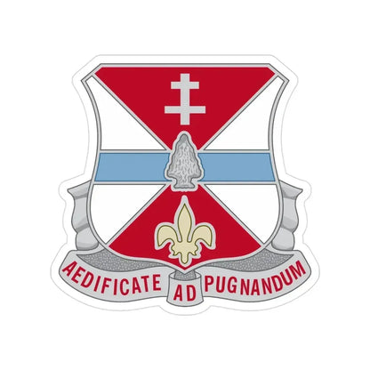 578 Engineer Battalion (U.S. Army) Transparent STICKER Die-Cut Vinyl Decal 3 Inch - The Sticker Space