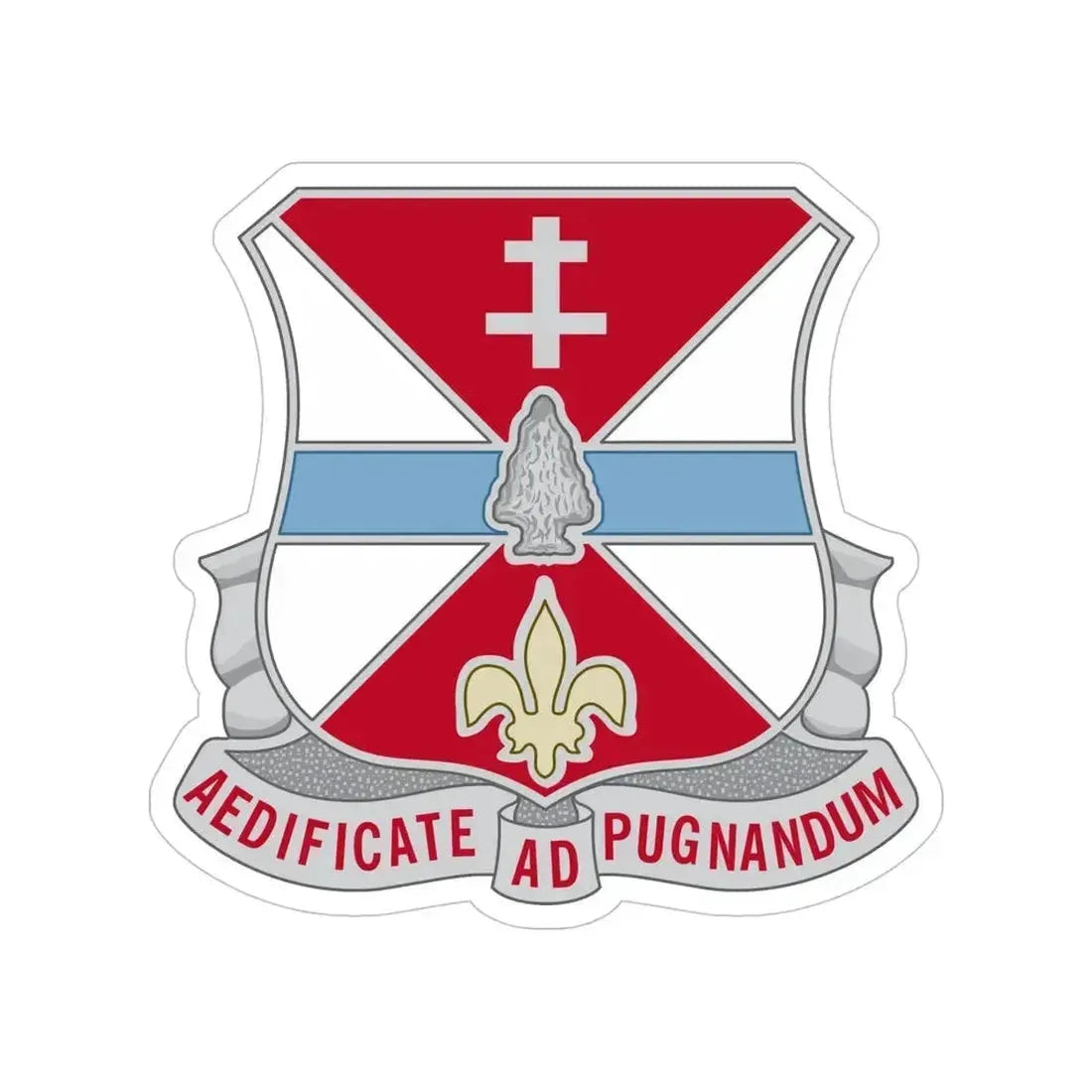 578 Engineer Battalion (U.S. Army) Transparent STICKER Die-Cut Vinyl Decal 5 Inch - The Sticker Space