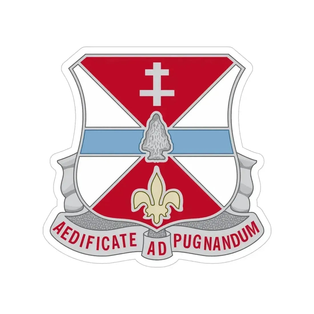 578 Engineer Battalion (U.S. Army) Transparent STICKER Die-Cut Vinyl Decal 6 Inch - The Sticker Space