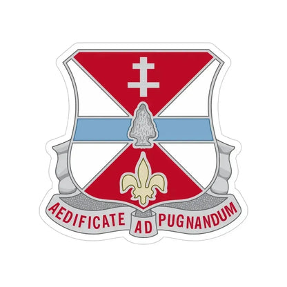 578 Engineer Battalion (U.S. Army) Transparent STICKER Die-Cut Vinyl Decal 6 Inch - The Sticker Space