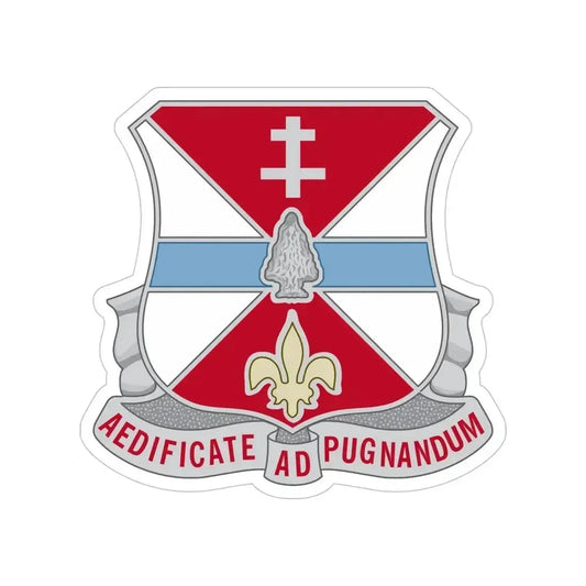 578 Engineer Battalion (U.S. Army) Transparent STICKER Die-Cut Vinyl Decal 6 Inch - The Sticker Space