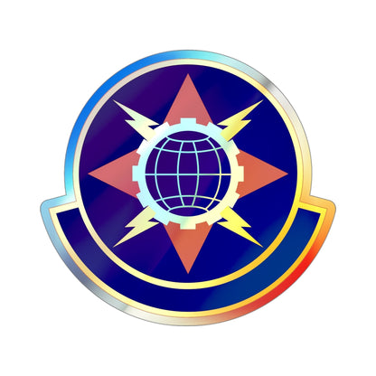 578 Software Engineering Squadron AFMC (U.S. Air Force) Holographic STICKER Die-Cut Vinyl Decal-4 Inch-The Sticker Space