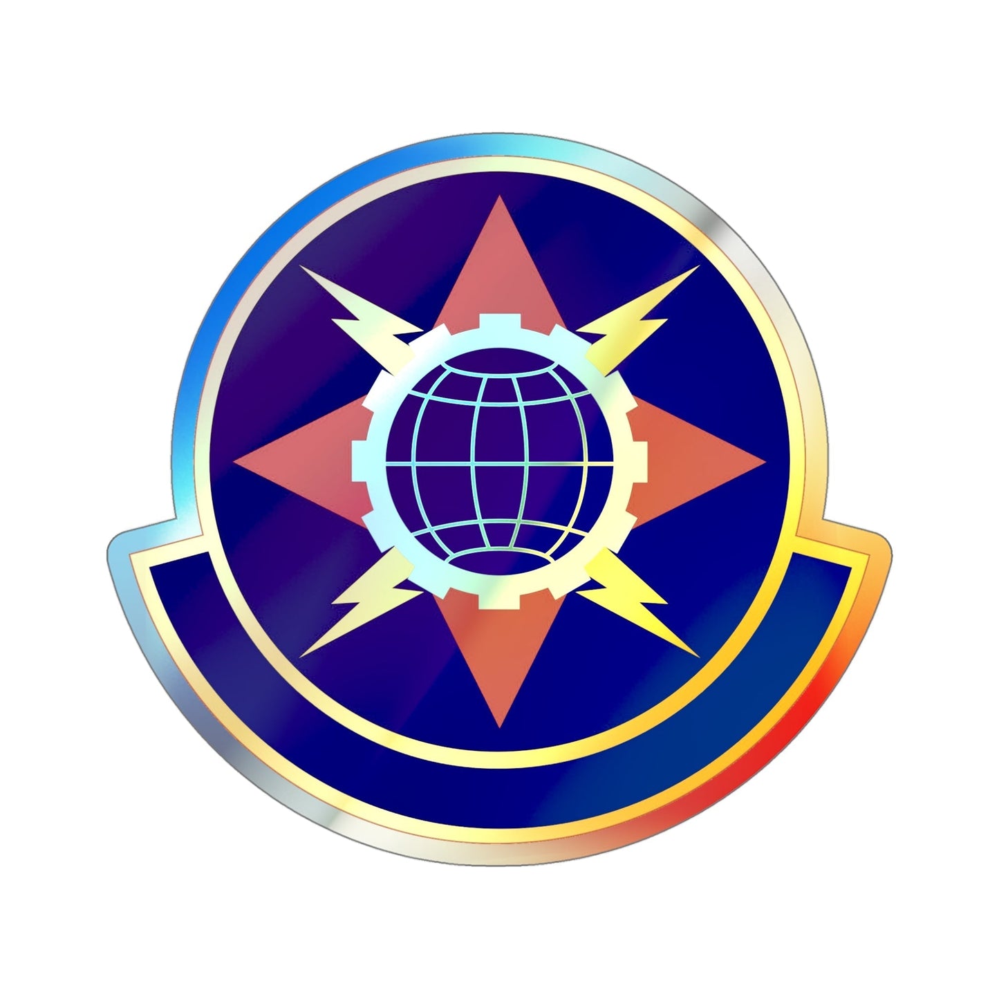 578 Software Engineering Squadron AFMC (U.S. Air Force) Holographic STICKER Die-Cut Vinyl Decal-5 Inch-The Sticker Space