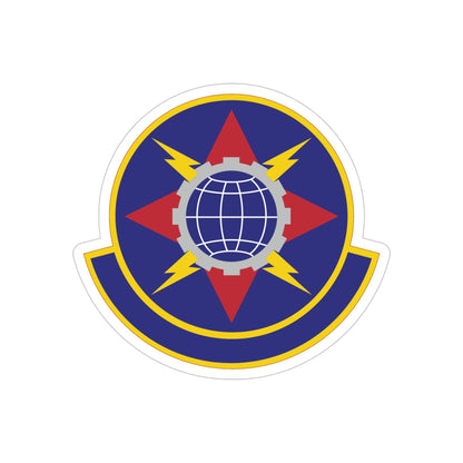 578 Software Engineering Squadron AFMC (U.S. Air Force) REVERSE PRINT Transparent STICKER-5" × 5"-The Sticker Space