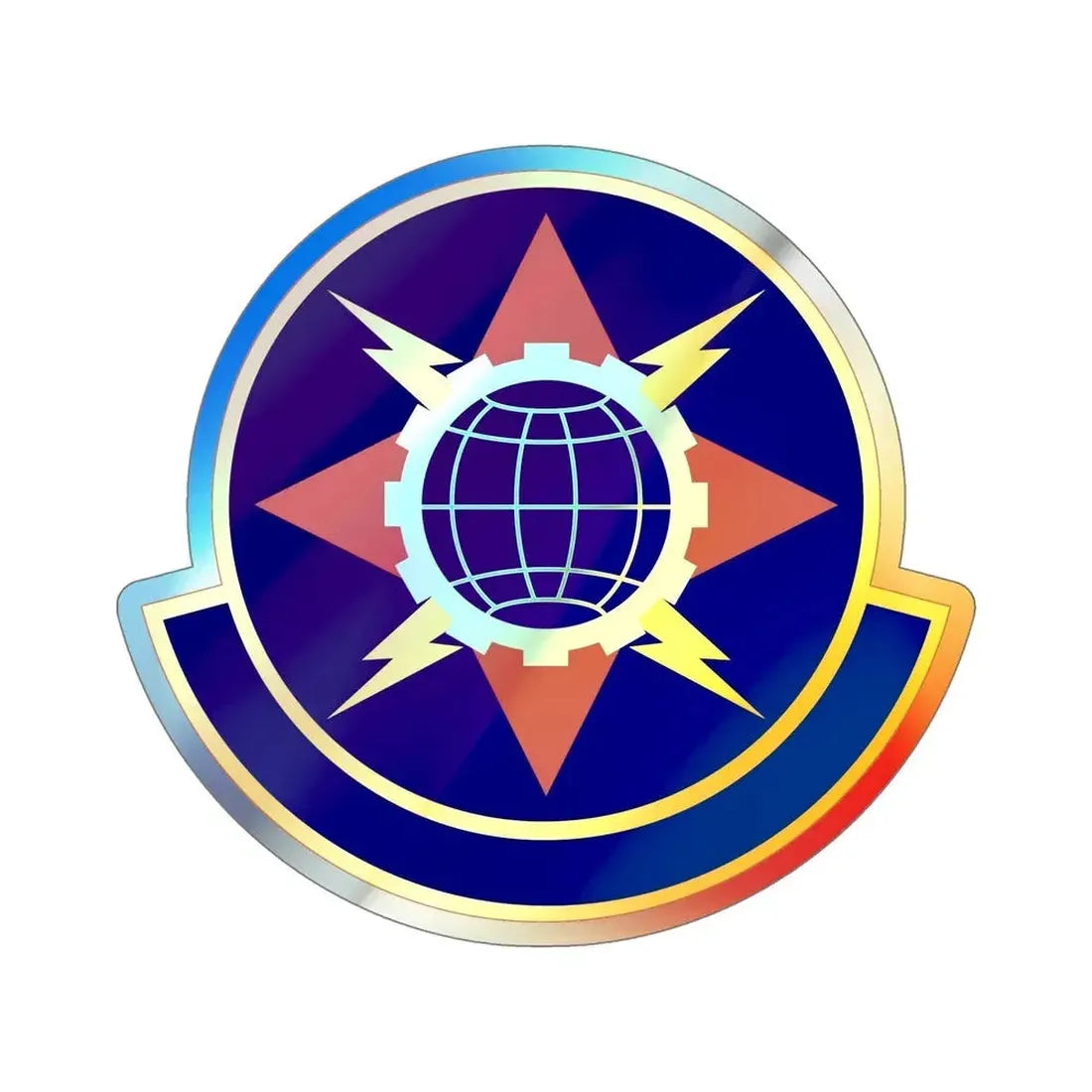 578 Software Engineering Squadron AFMC (U.S. Air Force) Holographic STICKER Die-Cut Vinyl Decal - The Sticker Space