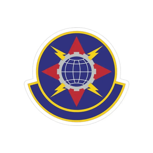 578 Software Engineering Squadron AFMC (U.S. Air Force) REVERSE PRINT Transparent Die-Cut STICKER 2 Inch Die-Cut Transparent - The Sticker Space