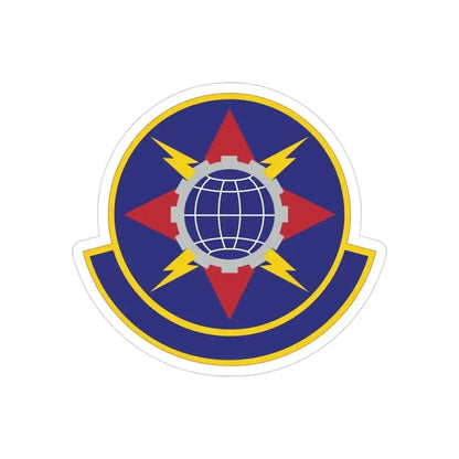 578 Software Engineering Squadron AFMC (U.S. Air Force) REVERSE PRINT Transparent Die-Cut STICKER 3 Inch Die-Cut Transparent - The Sticker Space