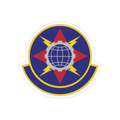 578 Software Engineering Squadron AFMC (U.S. Air Force) REVERSE PRINT Transparent Die-Cut STICKER 4 Inch Die-Cut Transparent - The Sticker Space