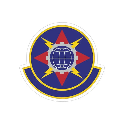 578 Software Engineering Squadron AFMC (U.S. Air Force) REVERSE PRINT Transparent Die-Cut STICKER 5 Inch Die-Cut Transparent - The Sticker Space