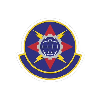578 Software Engineering Squadron AFMC (U.S. Air Force) REVERSE PRINT Transparent Die-Cut STICKER - The Sticker Space