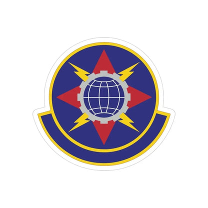 578 Software Engineering Squadron AFMC (U.S. Air Force) REVERSE PRINT Transparent Die-Cut STICKER - The Sticker Space