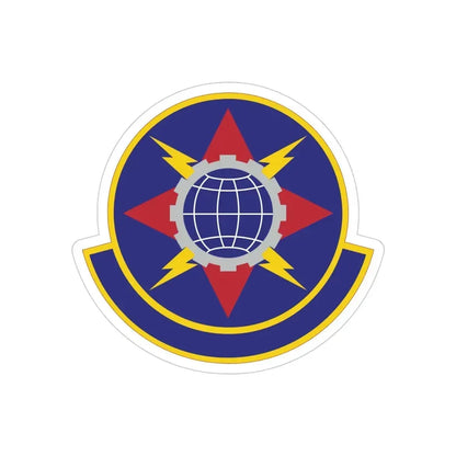 578 Software Engineering Squadron AFMC (U.S. Air Force) REVERSE PRINT Transparent Die-Cut STICKER - The Sticker Space