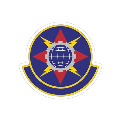 578 Software Engineering Squadron AFMC (U.S. Air Force) REVERSE PRINT Transparent Die-Cut STICKER - The Sticker Space