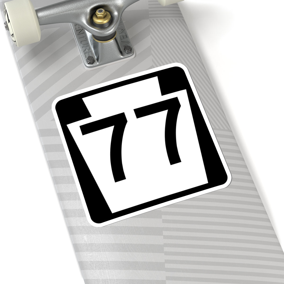 PA-77 (Pennsylvania) (Road Sign) STICKER Vinyl Kiss-Cut Decal