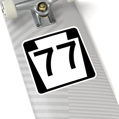 PA-77 (Pennsylvania) (Road Sign) STICKER Vinyl Kiss-Cut Decal