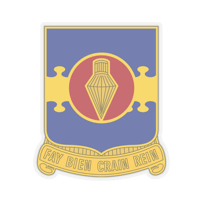 326 Airborne Engineer Battalion (U.S. Army) STICKER Vinyl Kiss-Cut Decal-6 Inch-Transparent-The Sticker Space