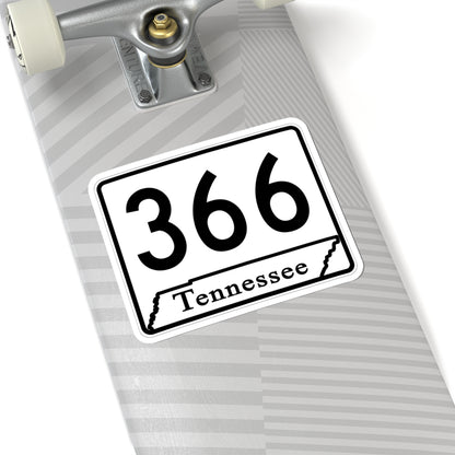 Tennessee 366 (Tennessee) (Road Sign) STICKER Vinyl Kiss-Cut Decal