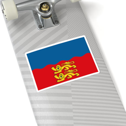 Flag of Calvados (France) STICKER Vinyl Kiss-Cut Decal