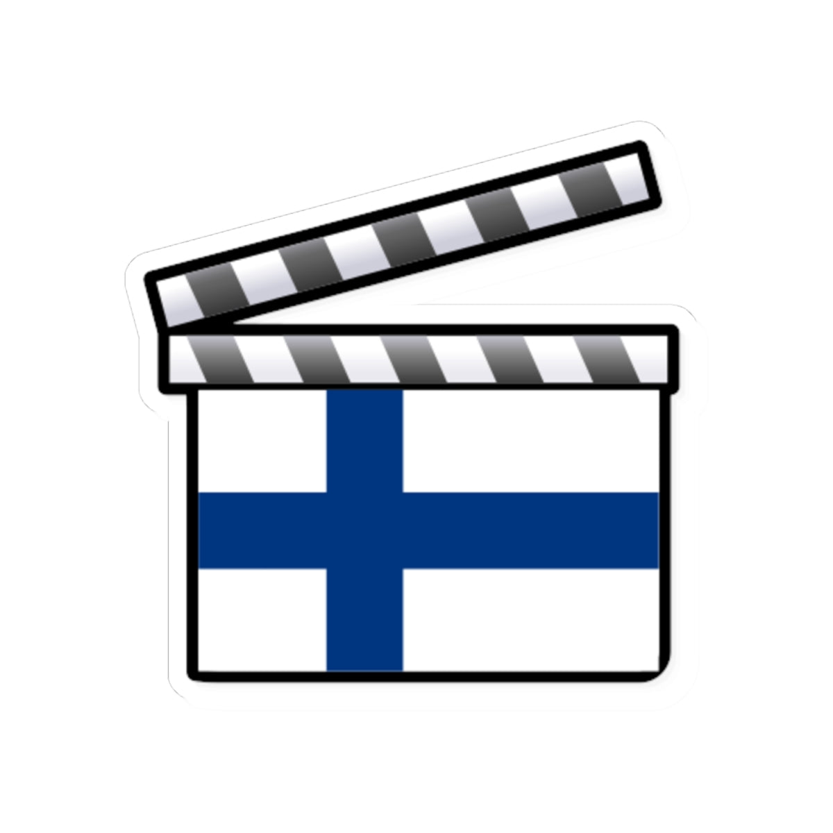 Finland film clapperboard (Finland) STICKER Vinyl Kiss-Cut Decal
