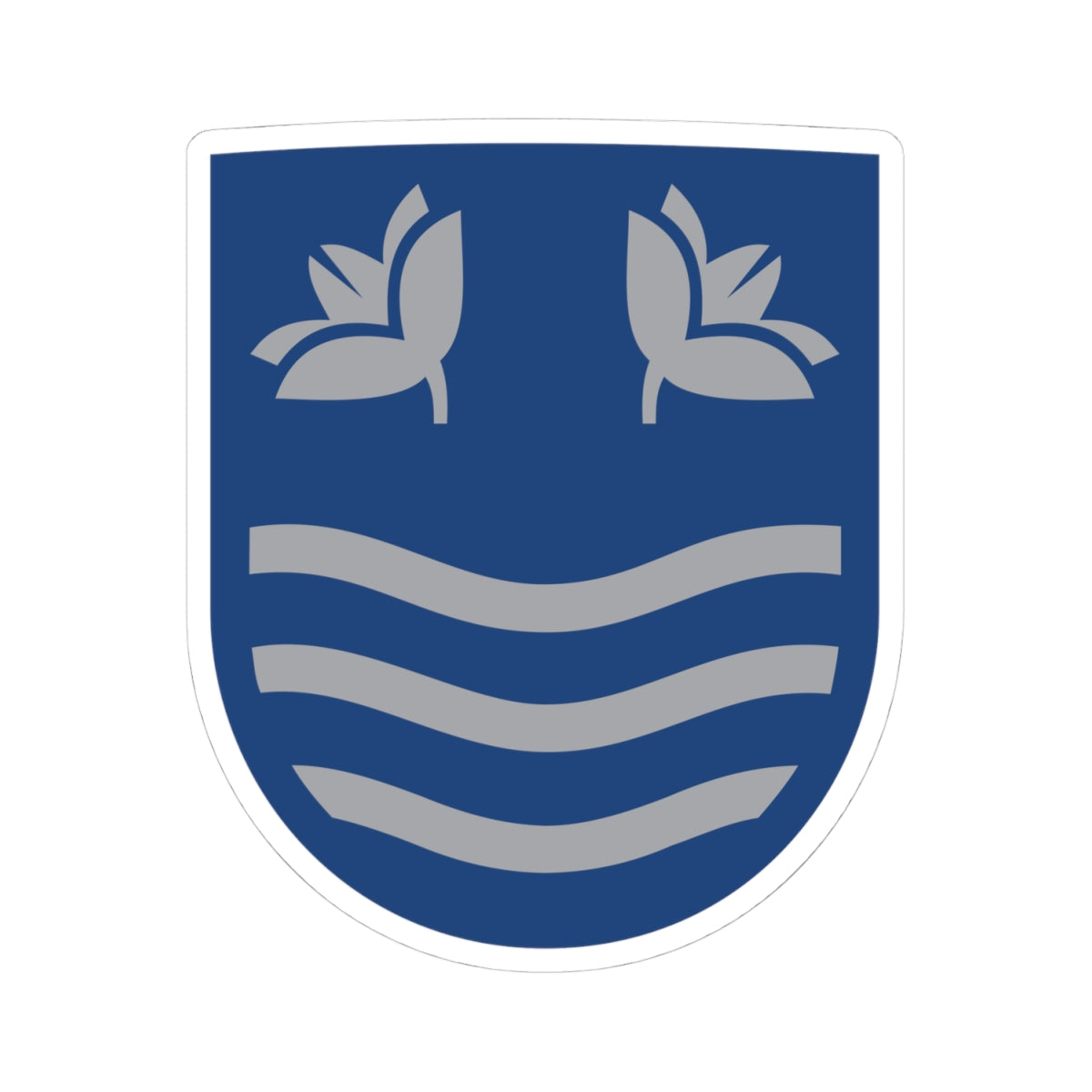 Assens Kommune coa (Denmark) (Coat of Arms) STICKER Vinyl Kiss-Cut Decal