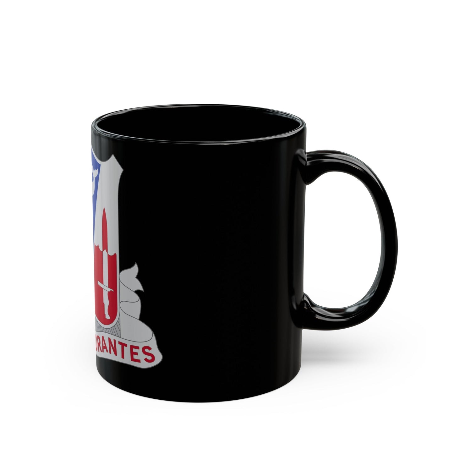 579 Engineer Battalion (U.S. Army) Black Coffee Mug-The Sticker Space