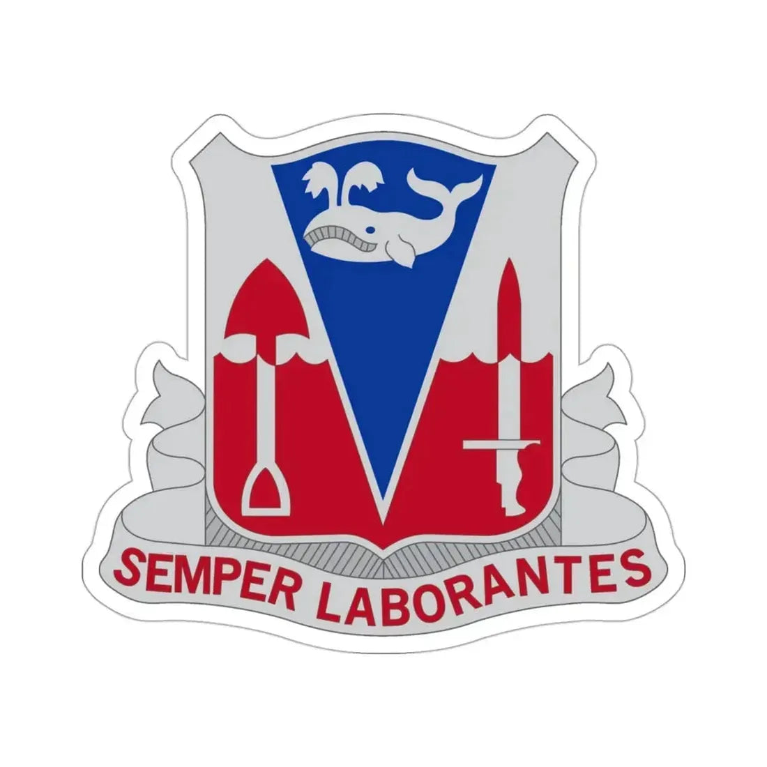 579 Engineer Battalion (U.S. Army) STICKER Vinyl Die-Cut Decal 3 Inch - The Sticker Space