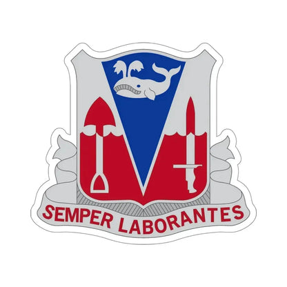 579 Engineer Battalion (U.S. Army) STICKER Vinyl Die-Cut Decal 5 Inch - The Sticker Space