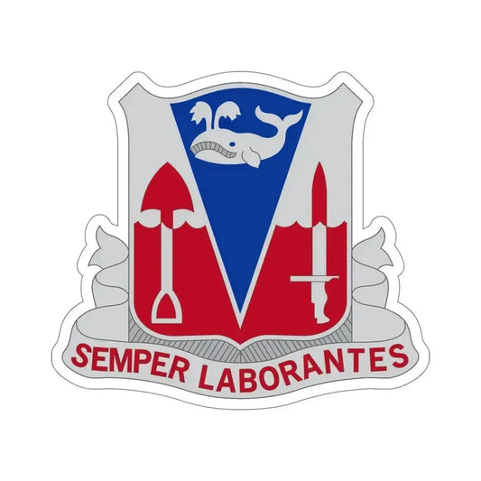 579 Engineer Battalion (U.S. Army) STICKER Vinyl Die-Cut Decal 6 Inch - The Sticker Space