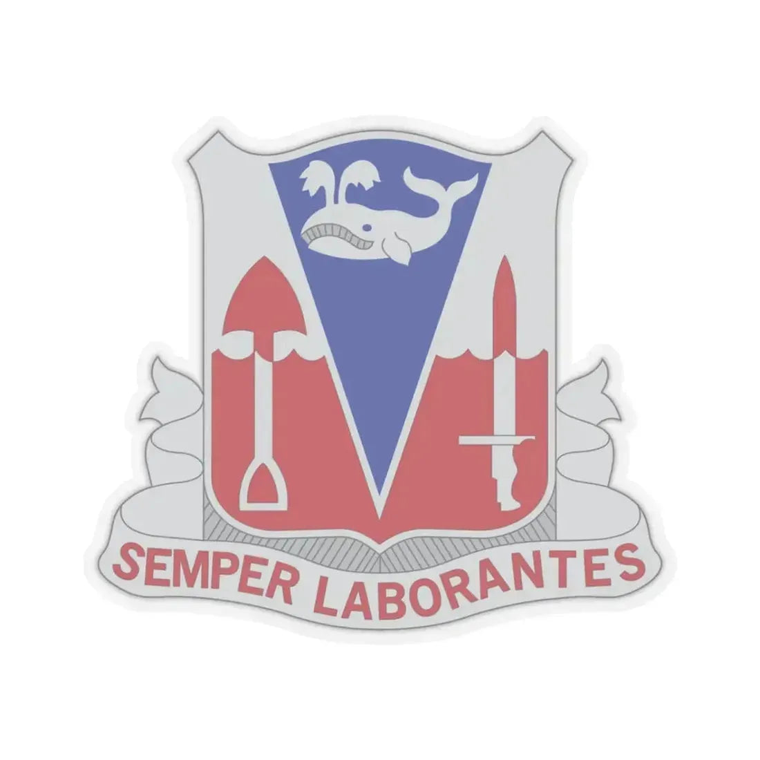 579 Engineer Battalion (U.S. Army) STICKER Vinyl Kiss-Cut Decal 3 Inch Transparent - The Sticker Space