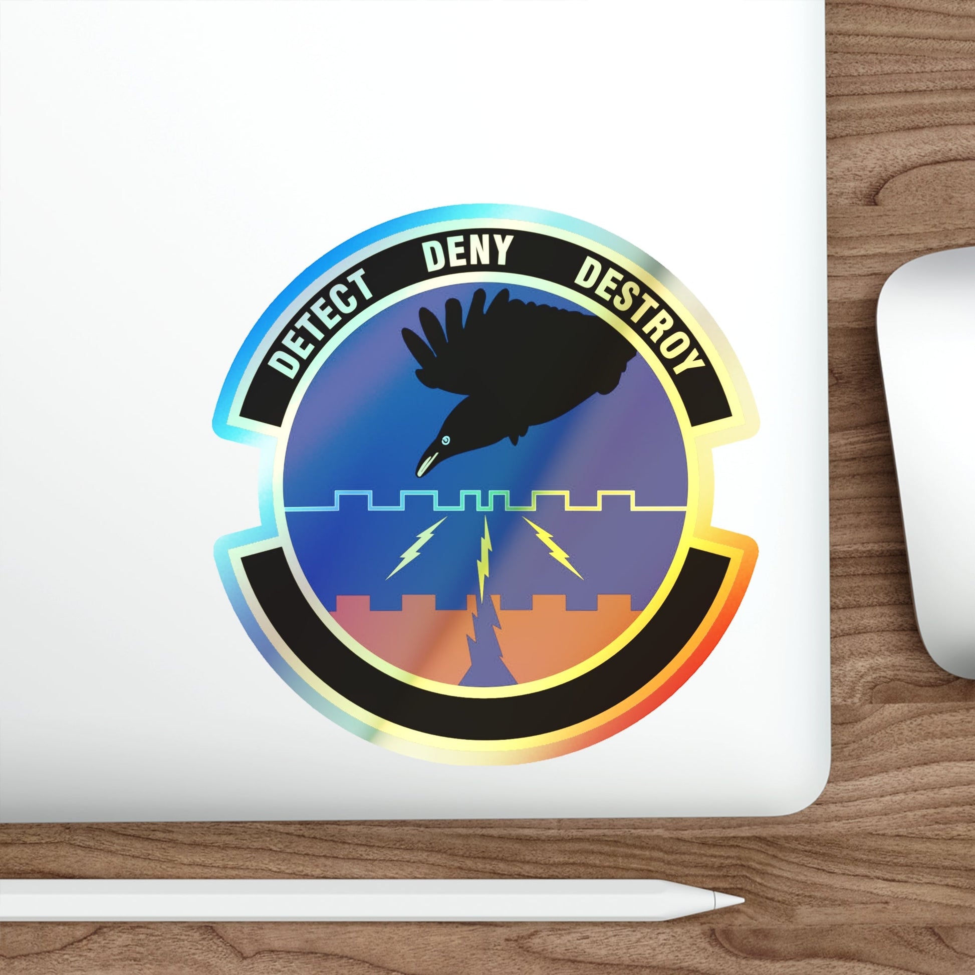 579 Software Engineering Squadron AFMC (U.S. Air Force) Holographic STICKER Die-Cut Vinyl Decal-The Sticker Space