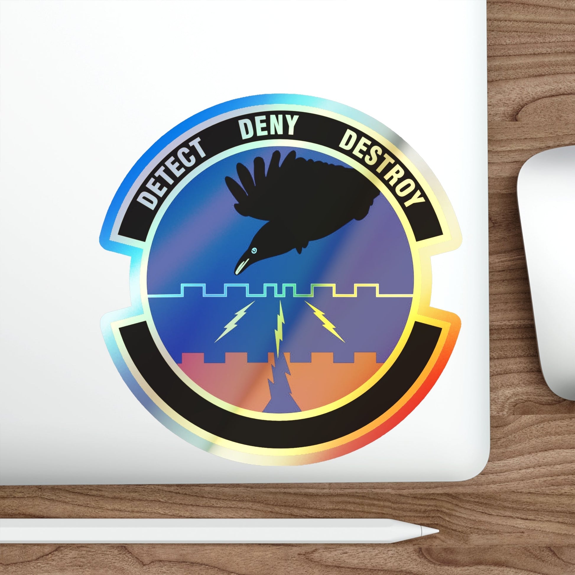 579 Software Engineering Squadron AFMC (U.S. Air Force) Holographic STICKER Die-Cut Vinyl Decal-The Sticker Space