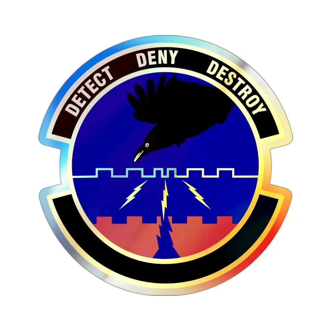 579 Software Engineering Squadron AFMC (U.S. Air Force) Holographic STICKER Die-Cut Vinyl Decal - The Sticker Space