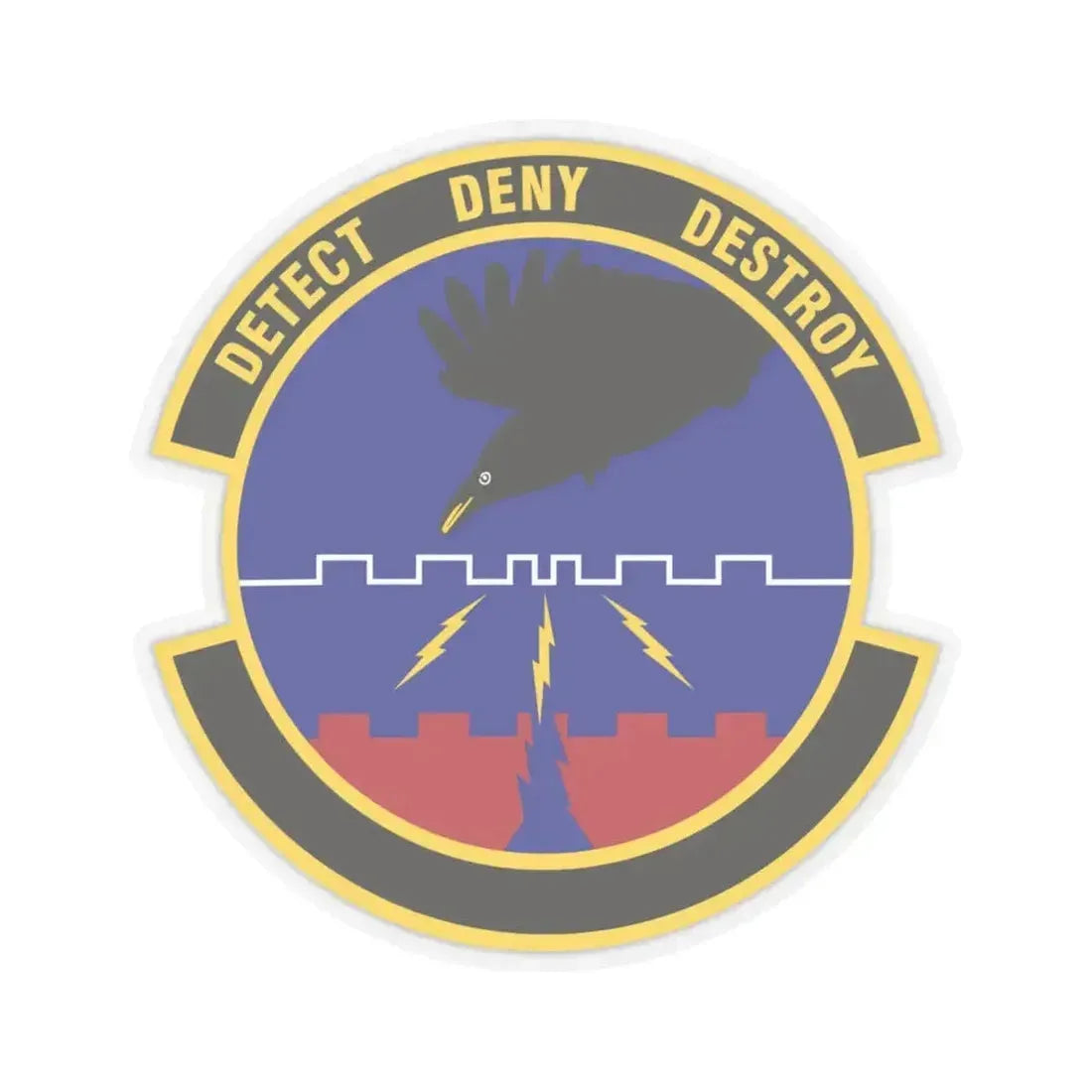 579 Software Engineering Squadron AFMC (U.S. Air Force) STICKER Vinyl Kiss-Cut Decal 6 Inch Transparent - The Sticker Space