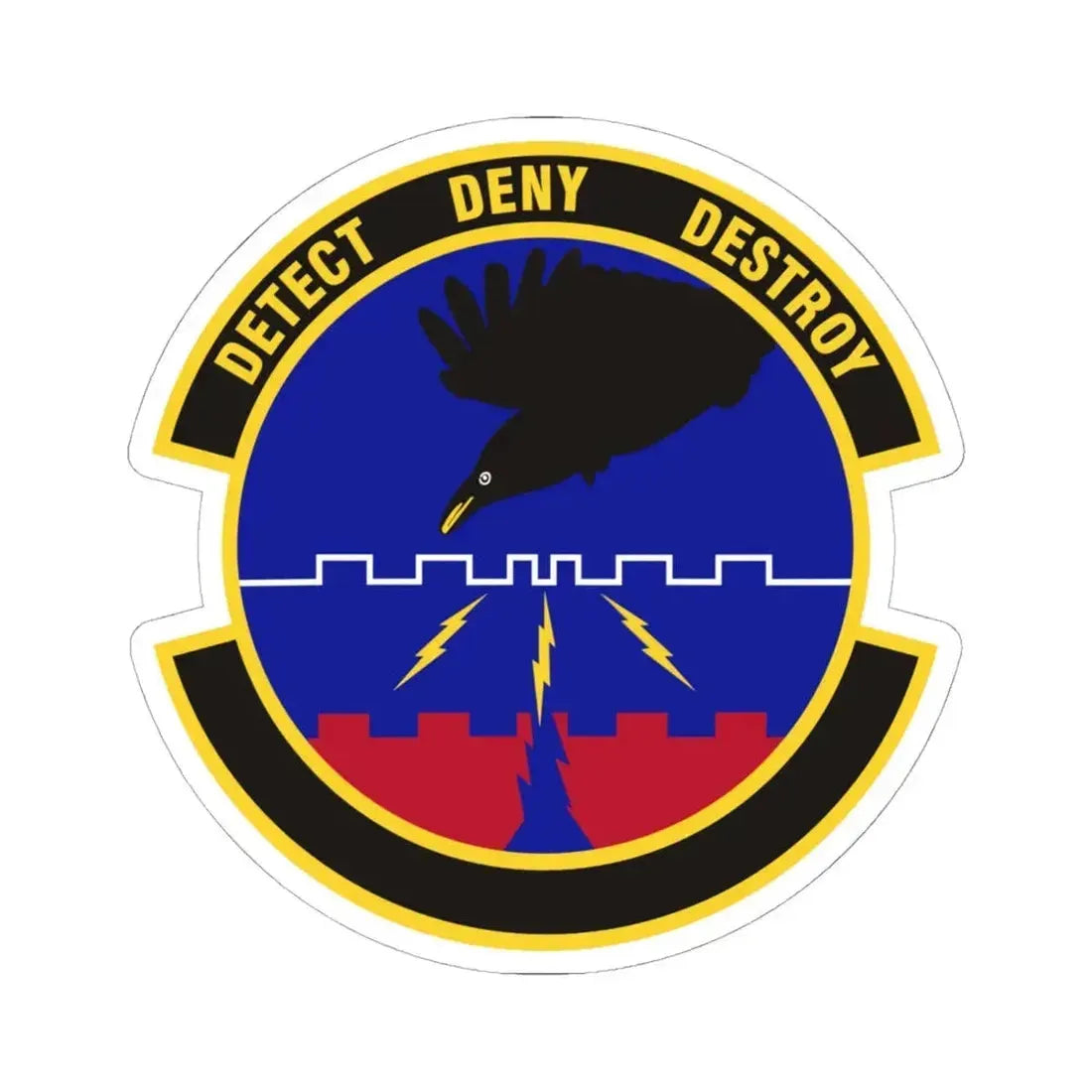579 Software Engineering Squadron AFMC (U.S. Air Force) STICKER Vinyl Kiss-Cut Decal 6 Inch White - The Sticker Space