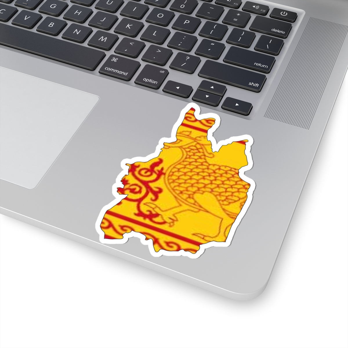 Uva Province Flag-map (Sri Lanka) STICKER Vinyl Kiss-Cut Decal