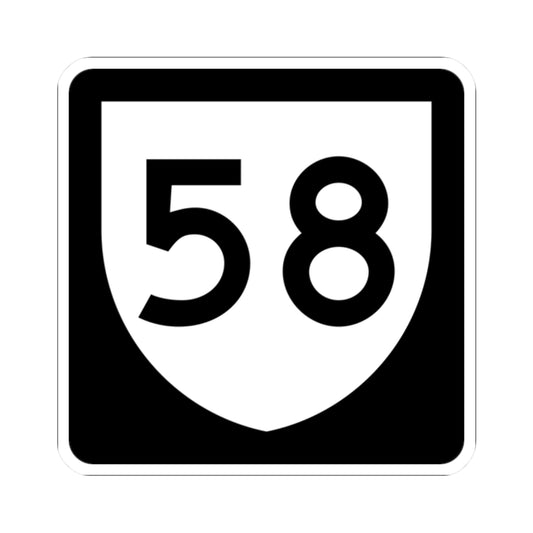 PR urban primary 58 (Puerto Rico) (Road Sign) STICKER Vinyl Kiss-Cut Decal
