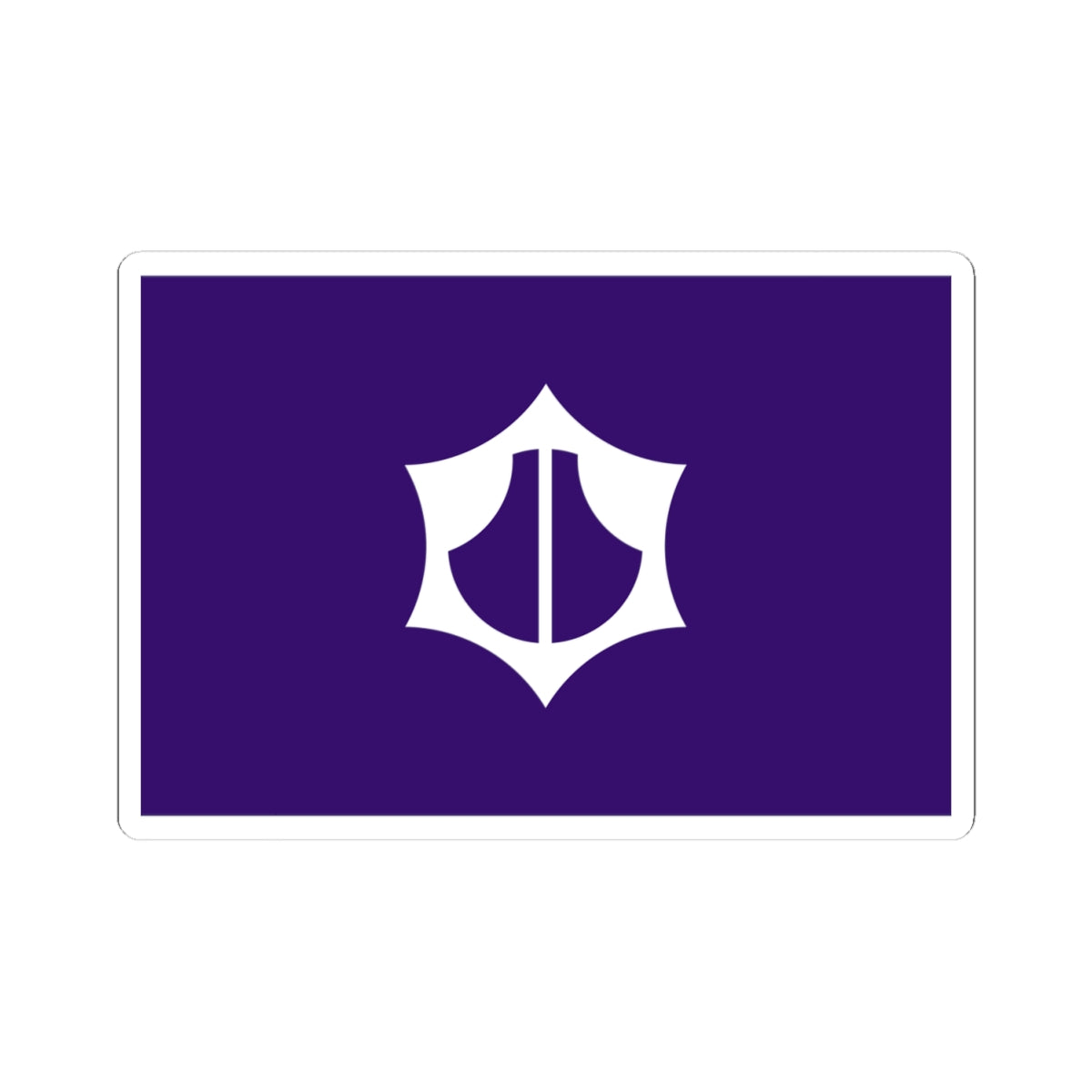 Flag of Omihachiman Shiga (Japan) STICKER Vinyl Kiss-Cut Decal