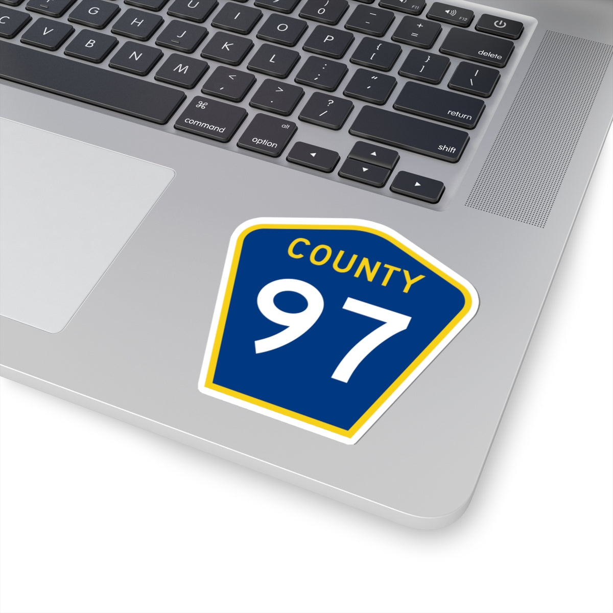 County 97 MN (Minnesota) (Road Sign) STICKER Vinyl Kiss-Cut Decal