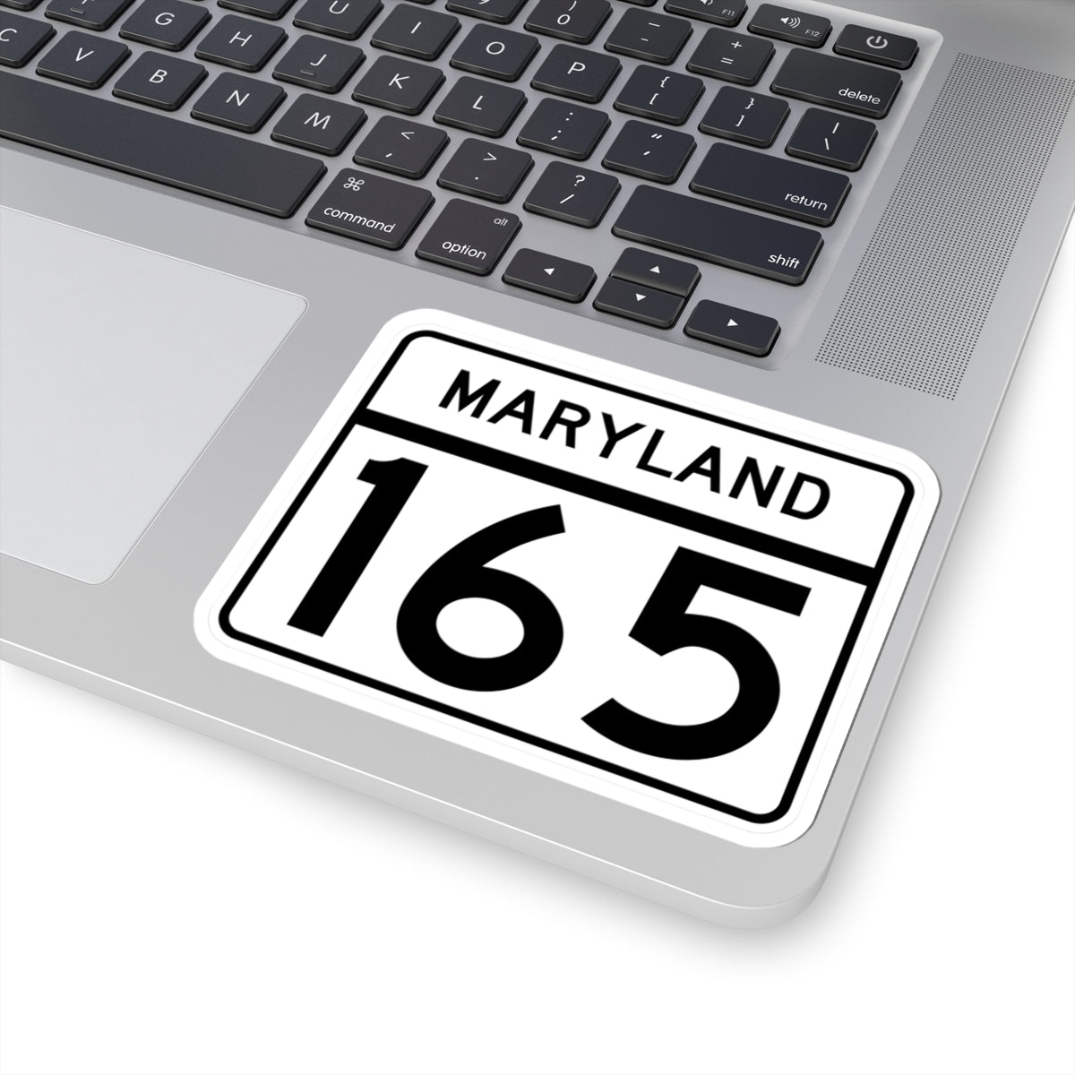 MD Route 165 (Maryland) (Road Sign) STICKER Vinyl Kiss-Cut Decal