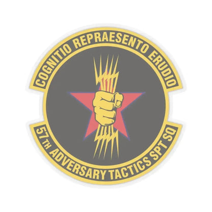 57th Adversary Tactics Support Squadron (U.S. Air Force) STICKER Vinyl Kiss-Cut Decal 2 Inch Transparent - The Sticker Space