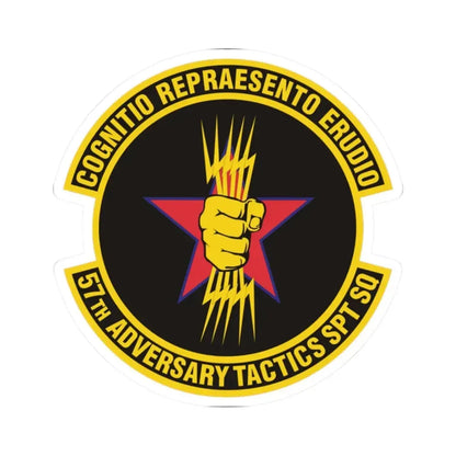 57th Adversary Tactics Support Squadron (U.S. Air Force) STICKER Vinyl Kiss-Cut Decal 2 Inch White - The Sticker Space