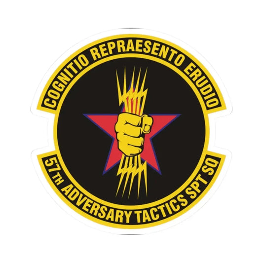 57th Adversary Tactics Support Squadron (U.S. Air Force) STICKER Vinyl Kiss-Cut Decal 2 Inch White - The Sticker Space
