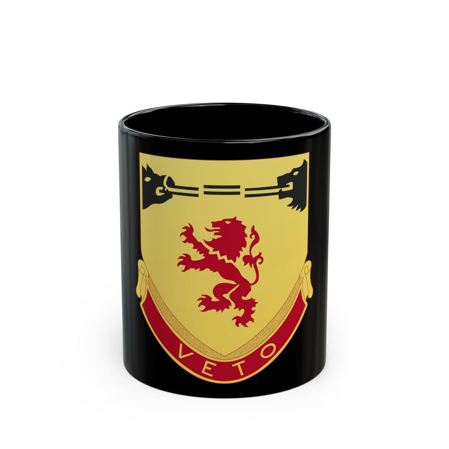 57th Air Defense Artillery Regiment (U.S. Army) Black Coffee Mug-11oz-The Sticker Space