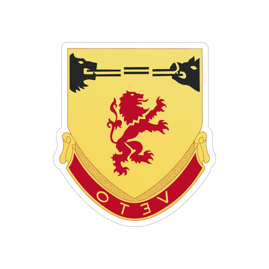 57th Air Defense Artillery Regiment (U.S. Army) REVERSE PRINT Transparent STICKER-6" × 6"-The Sticker Space