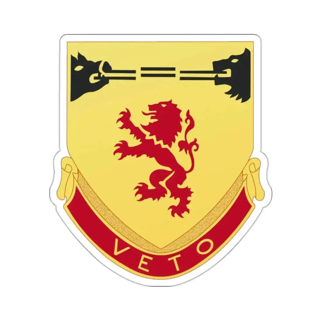 57th Air Defense Artillery Regiment (U.S. Army) STICKER Vinyl Kiss-Cut Decal 2 Inch White - The Sticker Space