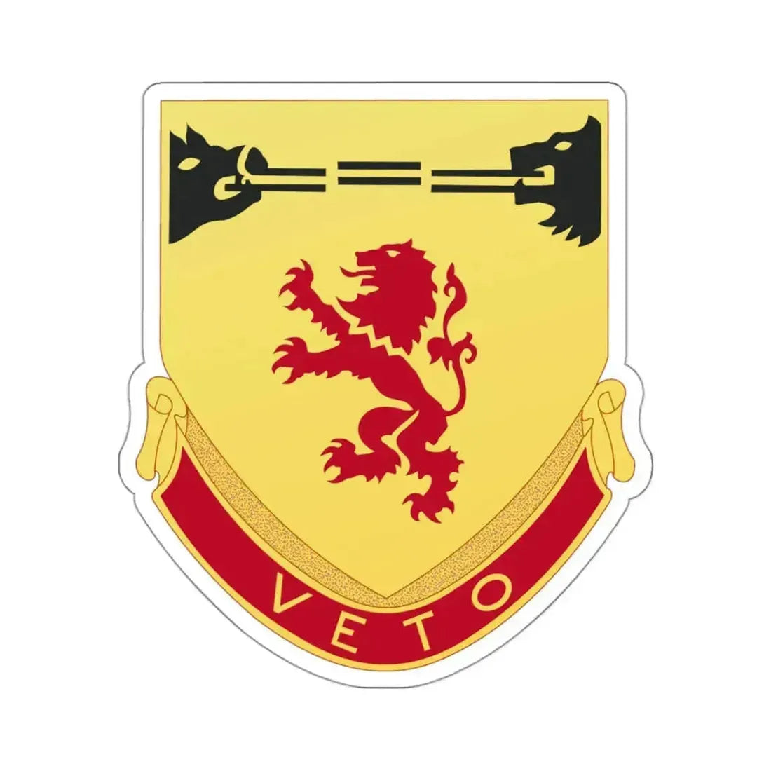 57th Air Defense Artillery Regiment (U.S. Army) STICKER Vinyl Kiss-Cut Decal 3 Inch White - The Sticker Space