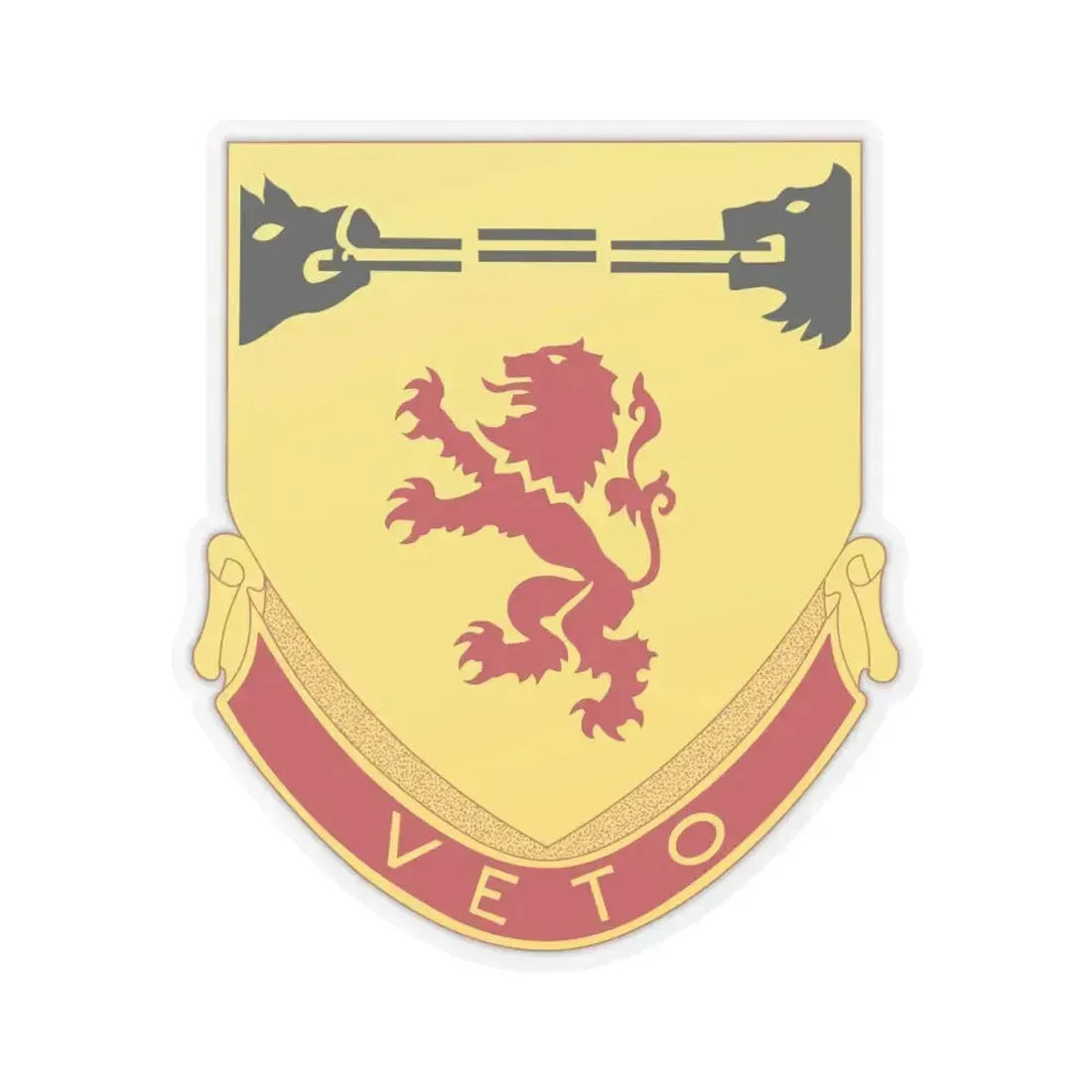 57th Air Defense Artillery Regiment (U.S. Army) STICKER Vinyl Kiss-Cut Decal 4 Inch Transparent - The Sticker Space