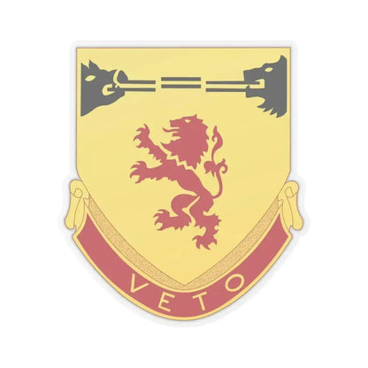 57th Air Defense Artillery Regiment (U.S. Army) STICKER Vinyl Kiss-Cut Decal 4 Inch Transparent - The Sticker Space