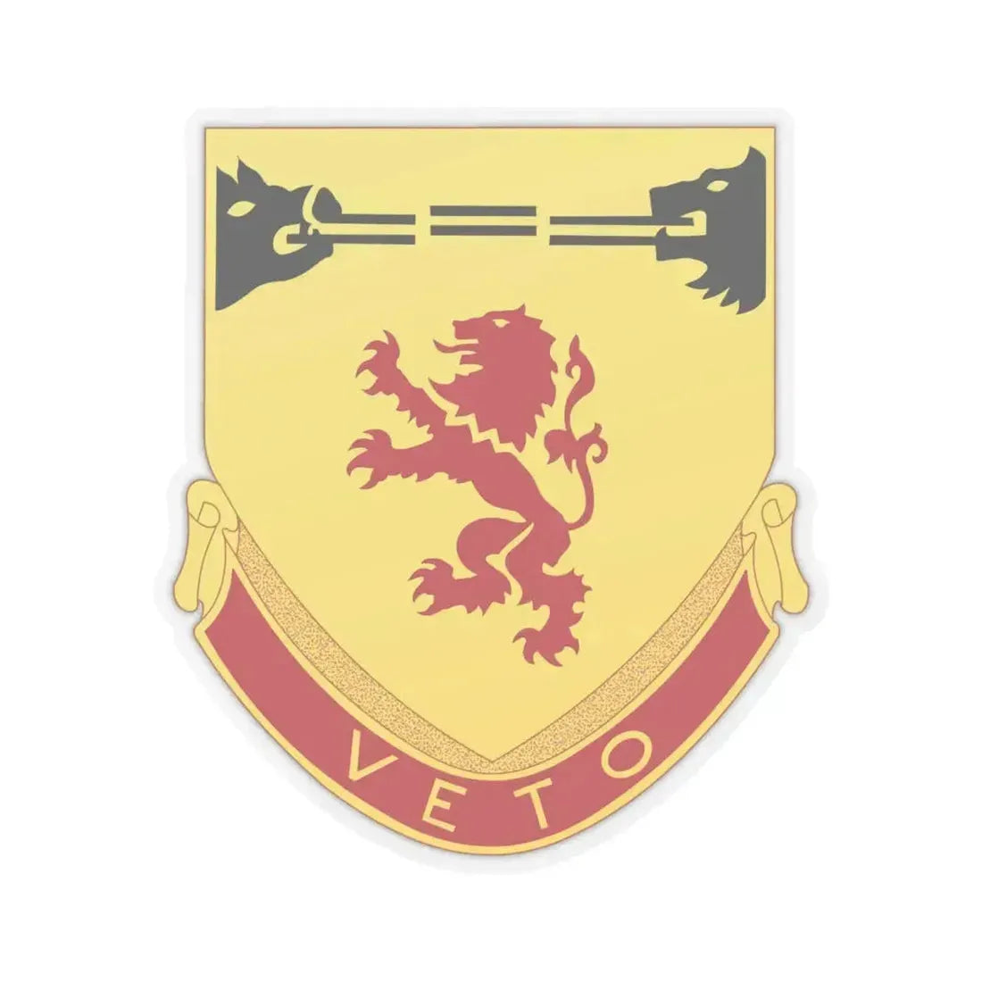 57th Air Defense Artillery Regiment (U.S. Army) STICKER Vinyl Kiss-Cut Decal 6 Inch Transparent - The Sticker Space