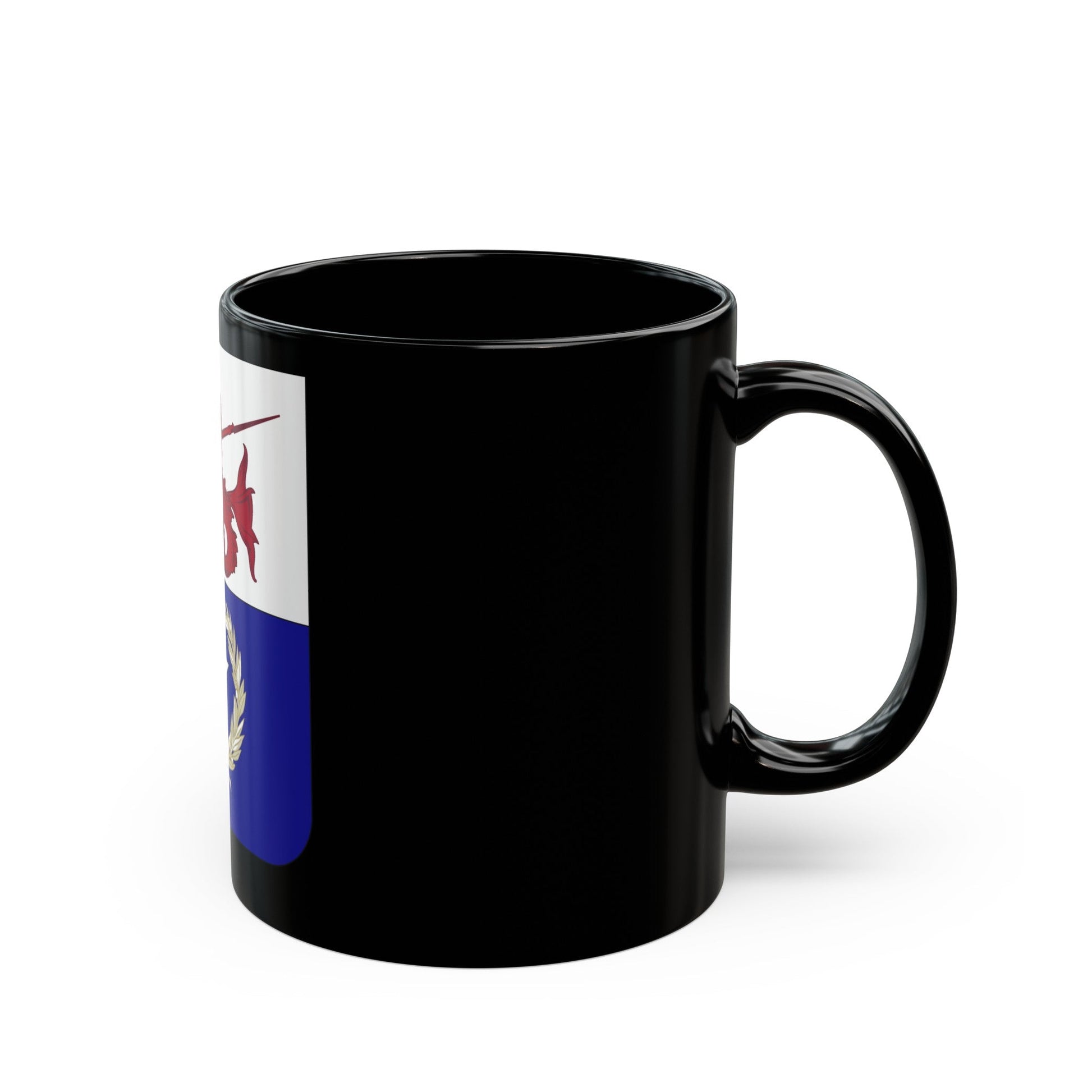 57th Infantry Regiment 2 (U.S. Army) Black Coffee Mug-The Sticker Space